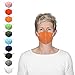 Produktbild elasto 10x FFP2 Masken CE Zertifiziert 2233 Made in Germany 5-lagig FFP2 Atemschutzmasken hygienisch verpackt Mundschutzmaske Partikelfiltermaske farbig bunt (10x Orange)