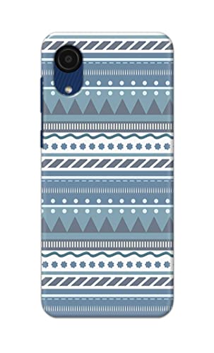 Image of Printed Hard Back Cover Case for Samsung Galaxy A03 Core Back Cover (Seamless Geometric Tribal Pattern) -1803
