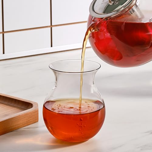 Tetera de cristal de borosilicato para té turco Caydanlik con hervidor de 1,5 L Karaca 6