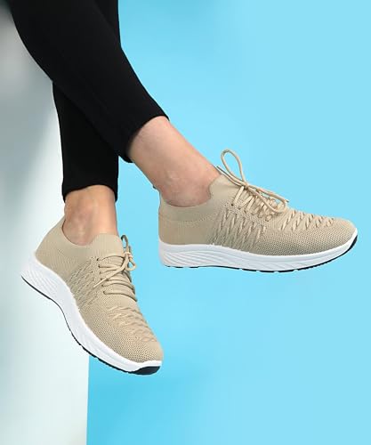 Image of Aqualite Trending SKY-04 Casuals Walking Shoes with Lace-Up & Slip-Resistance Dailywear Shoes for Women