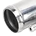 in Line Radiator Hose Filler Neck , Radiator Coolant Filler, Radiator with T Branch Water Pipe Kit, 38mm 1‑1/2in OD with Temp Display T6061 Aluminum Polished Surface