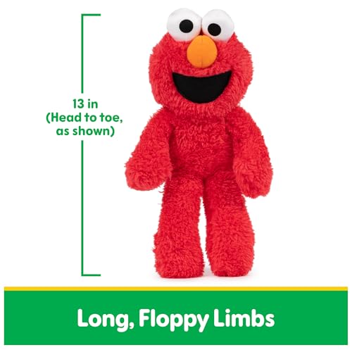 gund sesame street official elmo take along buddy plush premium plush toy for ages 1 amp up red 13