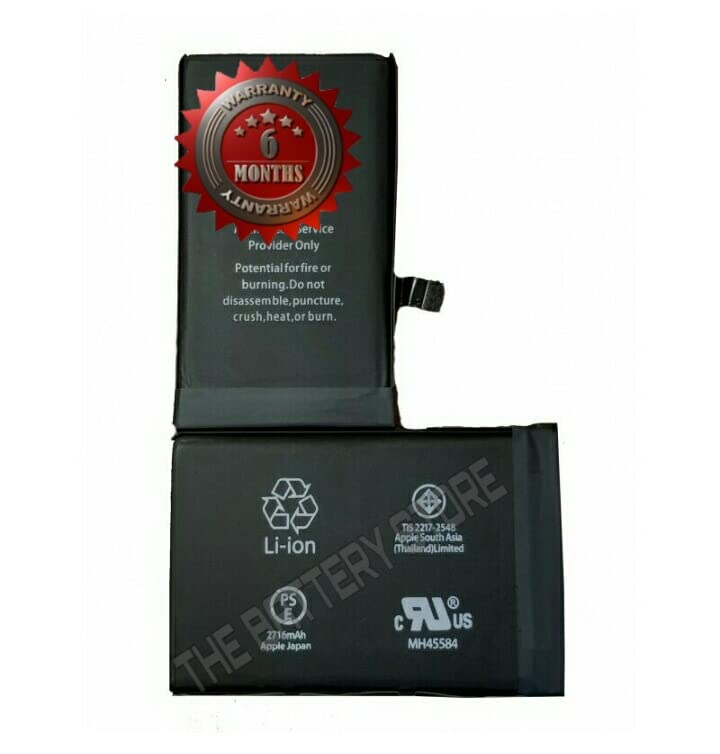 THE BATTERY STORE™ Original Battery for iPhone X Battery with 6 Months warrenty and high Capacity battrey Backup (for iPhone X)