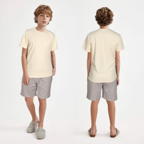 jongens pyjama kort blauw azteken Little Label