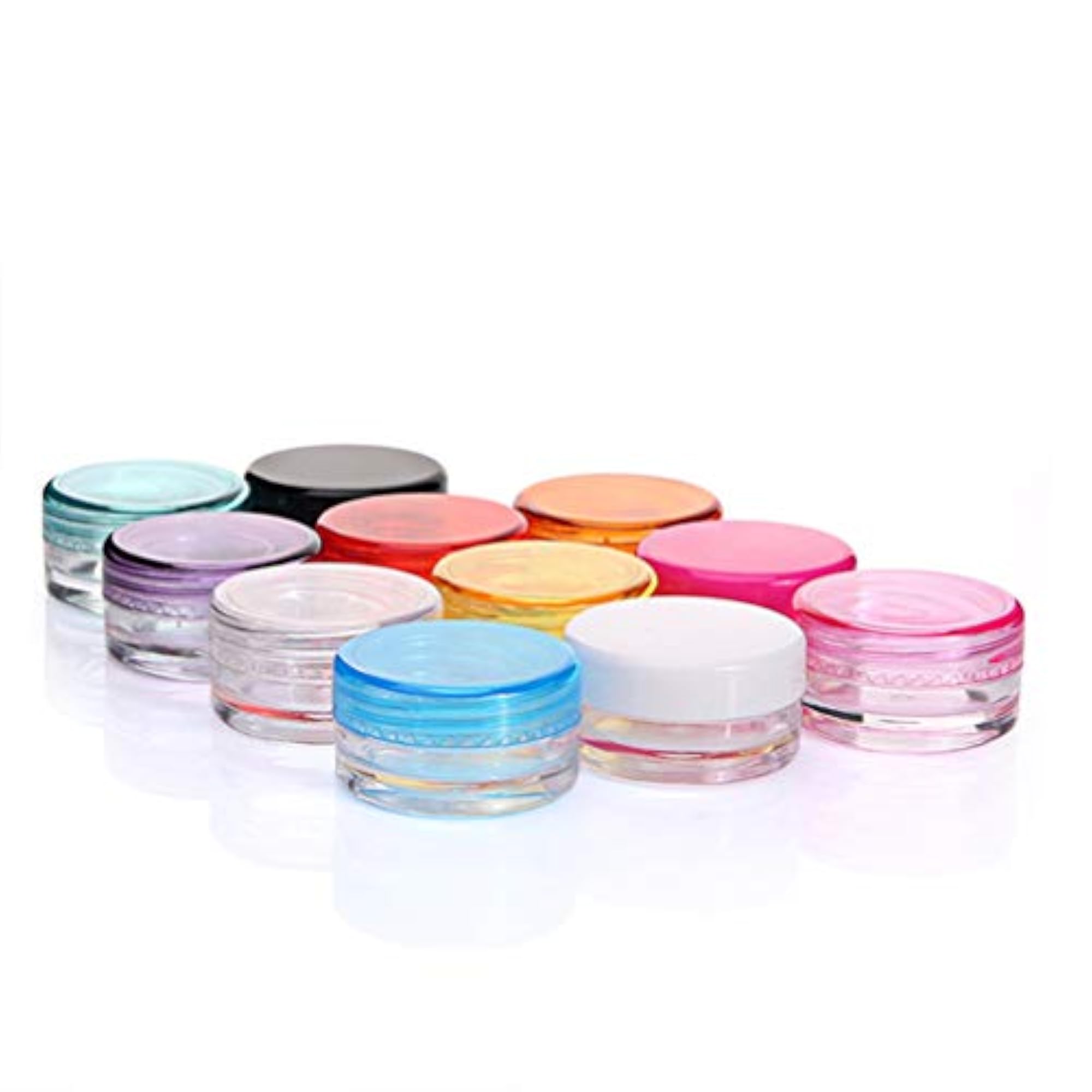 50pcs Makeup Travel Containers with Lids for Creams
