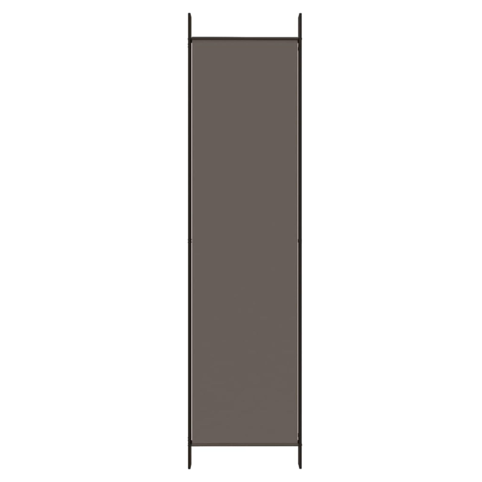 Gecheer Separatore Ambiente, 6 Pannelli in Tessuto Antracite 300x220 cm, Schermo Divisoio Pieghevole per Privacy, Parete Divisoria per Camera, Ufficio, Soggiorno