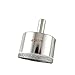 uxcell Round Silver Tone Glass Hole Saw Cutter 45mm Diameter