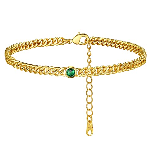 Pulsera con redondo piedra natural FindChic para looks diarios y paseos de verano