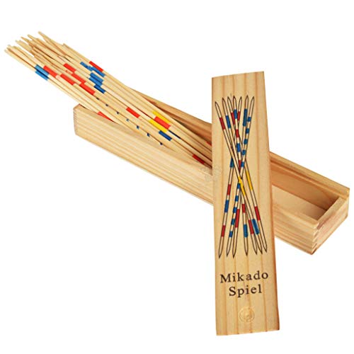 Image of Trinkets & More -Mikado Sticks Board Game Miniature Bowling|Desktop Office Indoor Games|Corporate Training & Workshop|Stress Relief For Adults & Kids (Mikado +Bowling Game)|Pack of 1