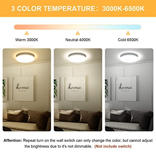 Lightess 20W Plafoniera LED Soffitto Moderna