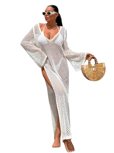 Robe de plage en coton pour femme BABY SHOWER CHOCOLATE en taille L/XL