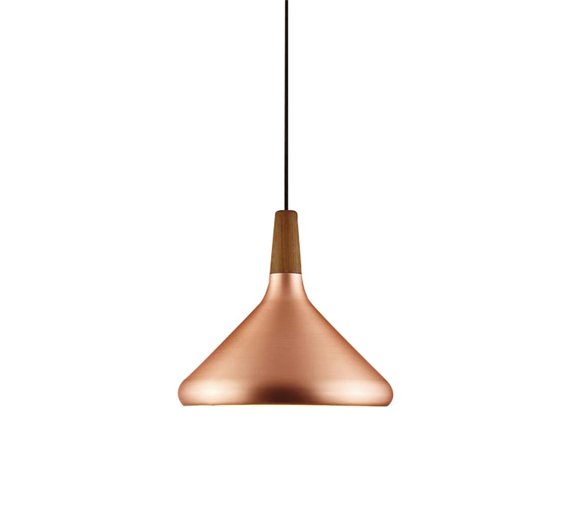 LYMSXAZOU Ceiling Lamp Modern E27 Droplight Pendant Light Copper Art Hanging Lighting Shade Cafe Restaurant Bar Dining Room Gold Small Decor Chandelier (Color : Gold, Size M) Star of