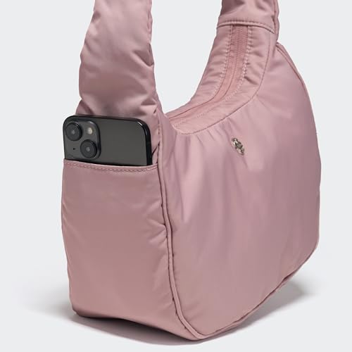 Image of Pander 4L Soft Nylon Crescent Shoulder Bag for Women, Medium Underarm Hobo Purse with Adjustable Strap, Water-Repellent