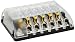 Blue Sea Systems ST Glass 6-Circuit Fuse Block with Negative Bus and Cover