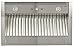 Coyote 42 Inch Liner Ventilation, Stainless Steel - C1LINER42