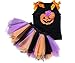 FANCYINN bébé Filles Citrouille Squelette Tutu Robe bébé Filles Mon 1er Halloween Costume Tenue 2 pièces Ensemble