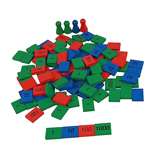 Toddmomy Juguetes Educativos de Matemáticas Montessori para Estampillas Miniatura para Desarrollo Cognitivo y Coordinación Mano para Bebés Meses