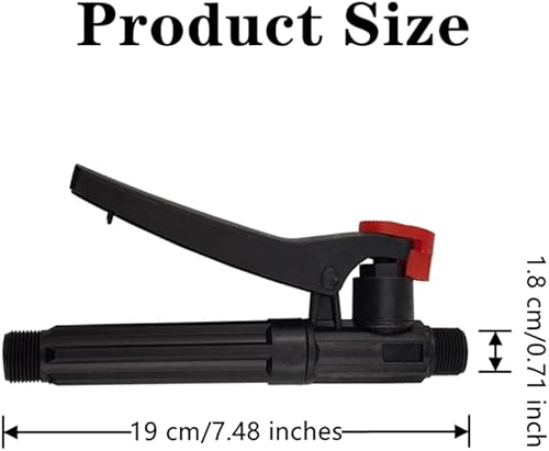 Miniatura 2 de 2 pulverizadores de presión de acción de salpicaduras, mango de rociador de jardín, repuesto para pistola de gatillo, piezas de mango para jardín,