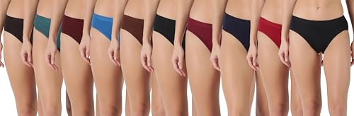 Image of Dollar Lehar Super Combed Cotton Women's Solid Hipster Panty - Actual Colour May Vary