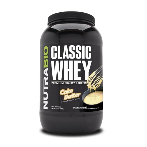 NutraBio Classic Whey Cake Batter