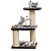 Zubita Árbol Escalador, Tres Capas Rascadores para Gatos Arañazo Gatos Juguetes para Sisal Natural, Gato Centro de Actividad para Que se Relajen y Duerman