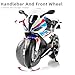 Risopen 1:12 Motorcycle Model Toy for BMW S1000RR Metal Die-cast with Plastic Motorcycle Model Moto Gift for Adult