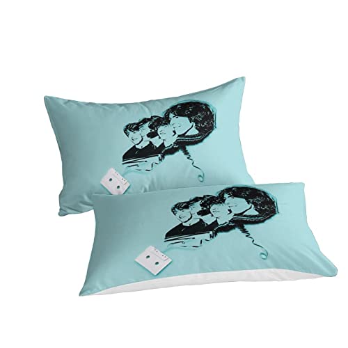 The Beatles Ensemble De Literie Groupe de Rock Housse De Couette 3D Rock ‘n’ Roll Thème Housse De Couette Microfibre… - Les Beatles, Paul McCartney, John Lennon, RIngo Starr, George Harrison The Beatles Ensemble De Literie Groupe de Rock Housse De Couette 3D Rock 'n' Roll Thème Housse De Couette Microfibre… – Image 3