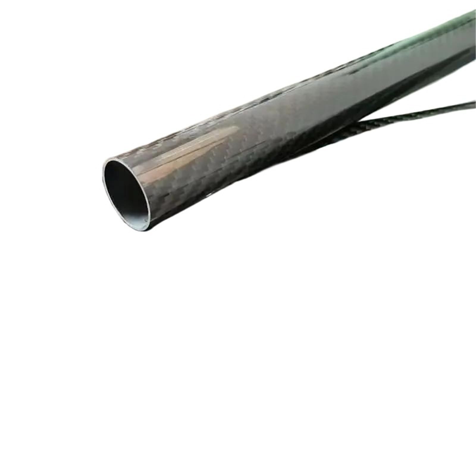 Tubo De Fibra De Carbono Tubo de fibra de carbono | Longitud brillante 500 mm DE 26-35 mm Espesor de pared 0,5 1 . 2 . 3,0 mm(Bright,50CM X 1PCS_OD33 ID29MM)