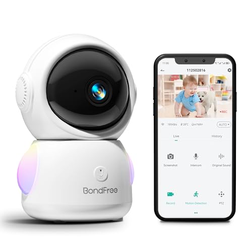 Bondfree Baby Monitor With Camera And Audio 2K cover