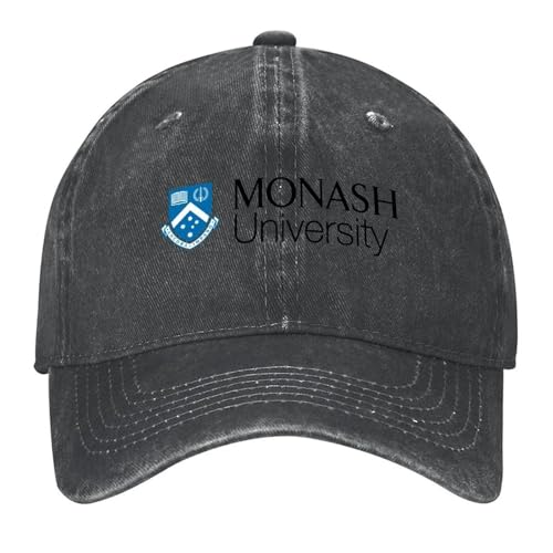 IWURYCX Gorra de béisbol Monash University Emblema Sombreros para Hombres Espuma Fiesta Sombrero Casco Duro Lindo Hombres Mujeres