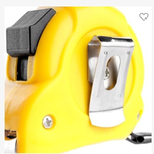 Trena de Plástico 5m X 16mm com Trava Amarelo