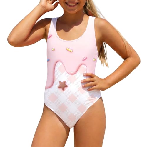 Maillot de bain fille anti frottement avec short et camisole de 18 mois à 8 ans