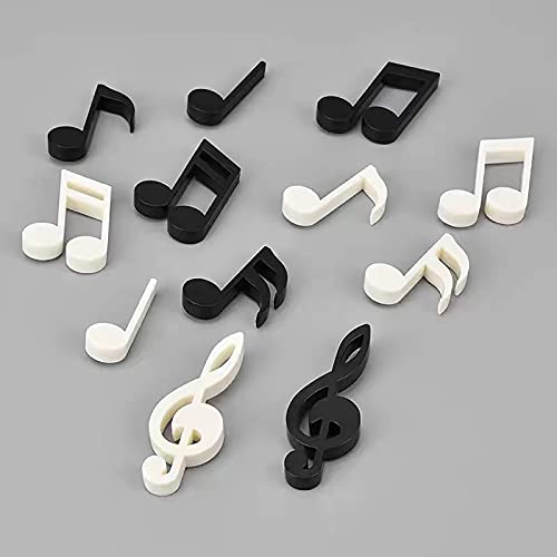 12 imanes decorativos musicales para refrigerador miniatura 3