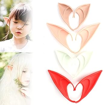 Aomig Elfenohren, 2 Paar Fairy Pixie Elf Ohren für Kinder und