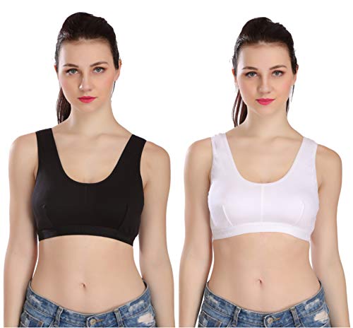 Image of splash Women's Cotton Non-Padded Wire Free Sports Bra