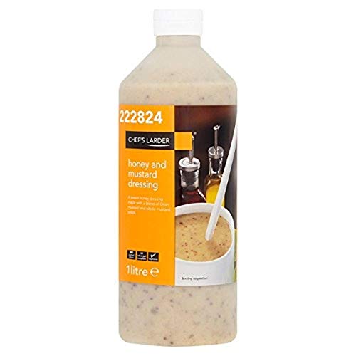 Despensa del Chef miel y mostaza Dressing 1 Litro (Pack de 1ltr)