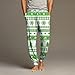 WENKOMG1 Mens Christmas Pajama Pants Funny - Lightweight Lounge Casual Sleep Pj Pants with Pocket Pajamas Bottoms Baggy Couples Matching Pajama Xmas Fashion Men Clothes Pijamas (XXL - Green)