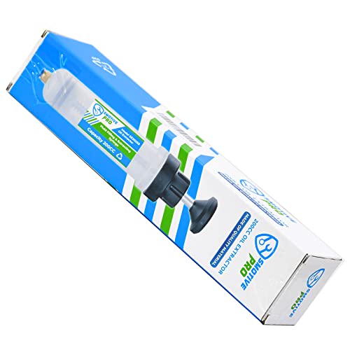 Foto von SMOTIVEPRO Ölabsaugpumpe, 200ml Handpumpe mit Füllstandanzeige, Öleinfüllpumpe Geeignet für Motoröl, Getriebeöl, Hinterachsöl und Kühlflüssigkeit