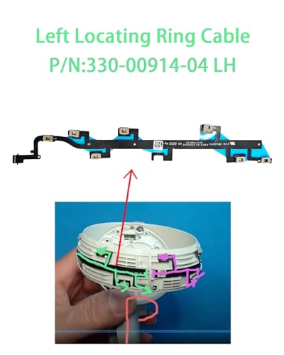Image of Hupaivrmrar Left Locating Ring Flex Cable For Meta Oculus Quest 2 VR Handle Controller cable Repair Replacement Part Accessory Number 330-00914-03 LH