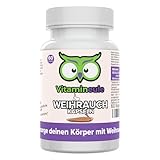 Weihrauch Kapseln - hochdosiert 440 mg Extrakt (308 mg Boswelliasäure) - bioaktiv & vegan - Produktion in Deutschland - ohne Zusatzstoffe & laborgeprüft - Kapseln statt Tabletten - Vitamineule®