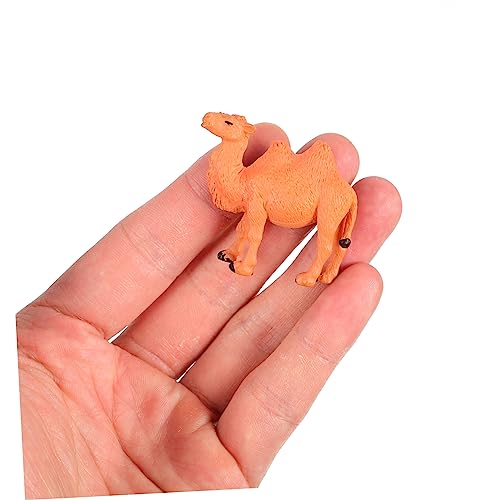 STOBOK Kamel Modelle Miniatur Kamel Figur Tiermodell Desktop Ornamente,4Er Pack