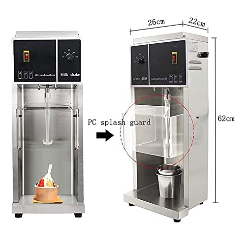 Kommerzielle Eismaschine, Edelstahl Chill Drink Mixer Mixer, Macht Eis, Sorbet, Frozen Yoghurt, 500 W, Energiesparend… – Bild 3