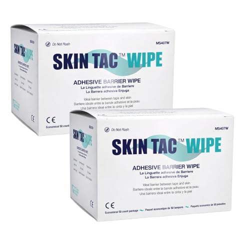Skin-Tac Torbot H Adhesive Barrier Wipes 50 Count (2...