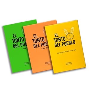 Juegos de Mesa – El Listo del Pueblo – El Juego de Mesa para reírte de Tus Amigos – Cartas pizarras y rotuladores (Pack 3 Juegos Repite la ESO Sale de Fiesta y Normal)