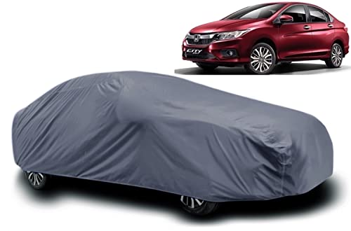Image of City I-Detc Car Cover - Waterproof with Triple Stitched Fully Elastic Ultra Surface Body Protection (Grey Look)