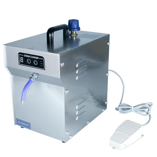 Jewelry Steam Cleaner Machine Professional for Ring Watch 1200W High Pressure Gemstone Cleaned Steamering for Diamond Gold Silver 2L Stainless Steel Automatic Cleaning Equipment for Eyeglasses Scalpel