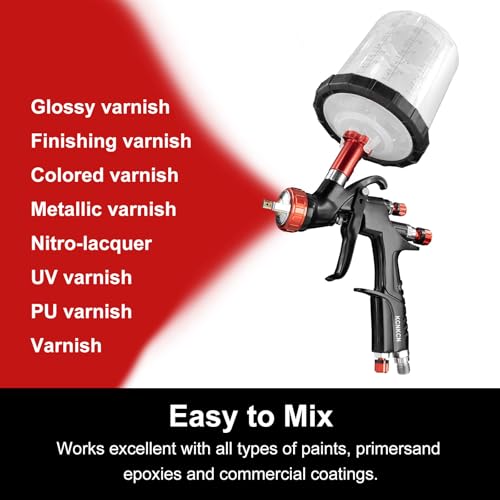 Image of Disposable Paint Spray Gun Cup Liners & Lid System, 50Pcs Standard 6.76 Ounce (200ml) Kit - 125 Mic- 50 Cup Liners, 50 Lids with Strainer, 1 Hard Cup with Retainer Ring 20 Plugs