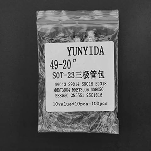 100pcs SOT-23 Transistor Sample Kit Cover