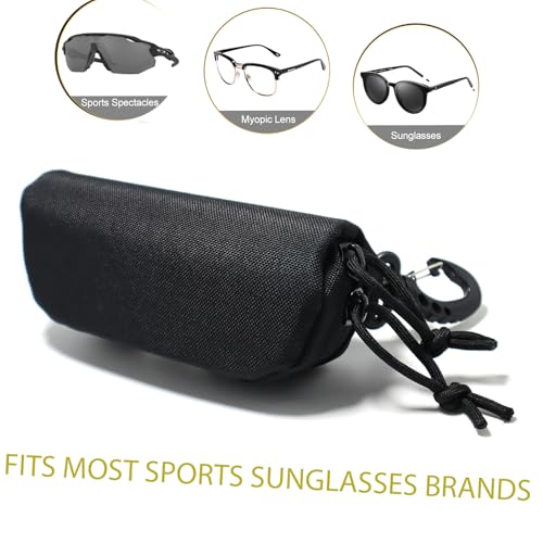 Image of Tactical Molle Glasses Case Tactical Eyeglasses Case Shockproof Sunglasses Carrying Protective Box with Clip