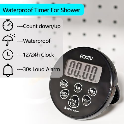 Magnetic Waterproof Shower Timer product photo Magnetic Waterproof Shower Timer product